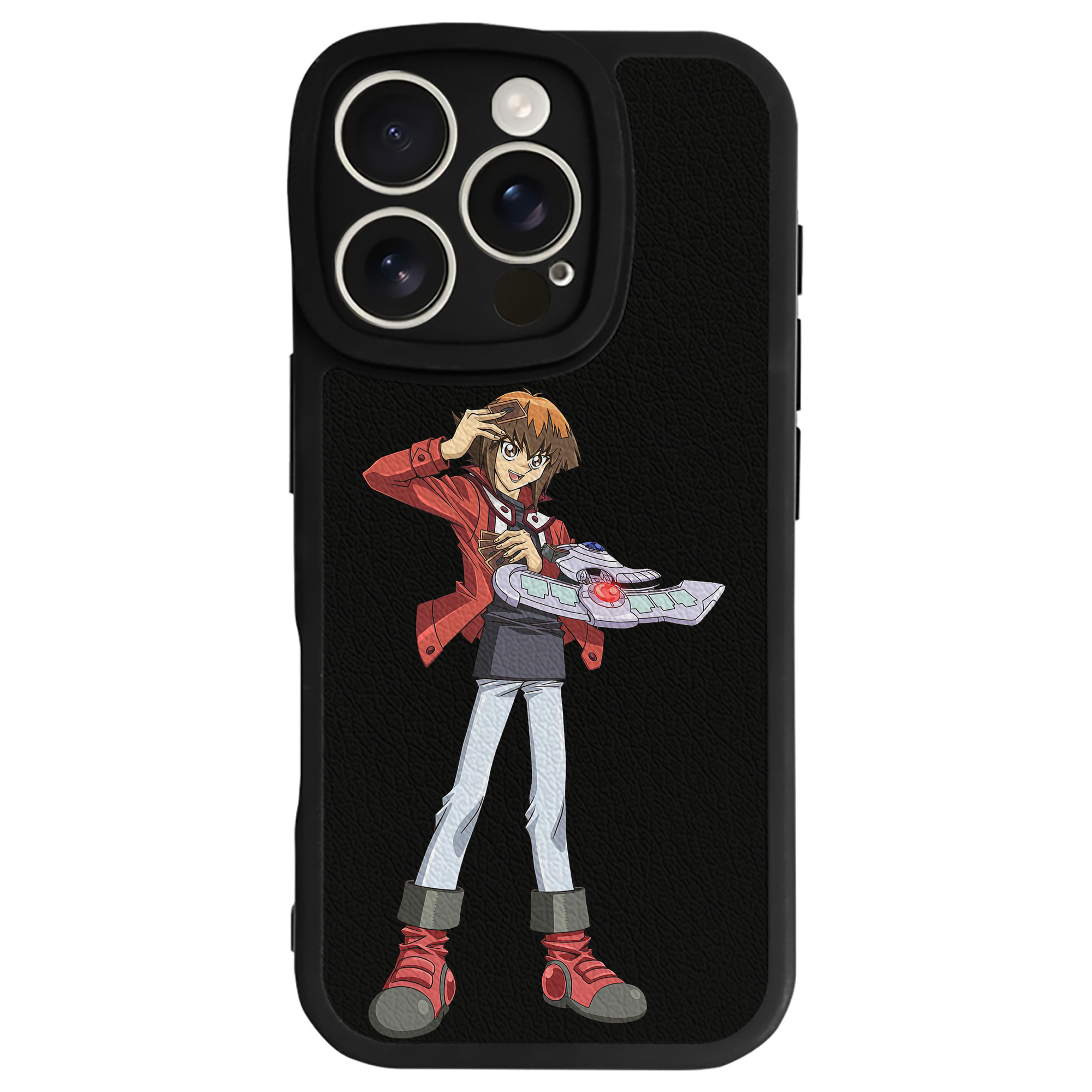 遊☆戯☆王 Yu-Gi-Oh! 【iPhone 16シリーズ対応】シリコンスマホケース（レザー調） 材質：シリコン